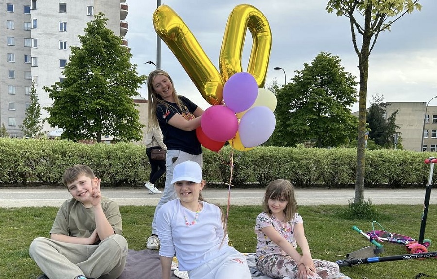 Una idea acogedora para un cumpleaños